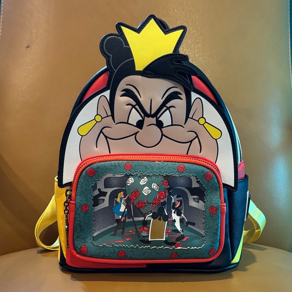 Loungefly Disney Villains - Queen of Hearts Mini Backpack - Alice in Wonderland